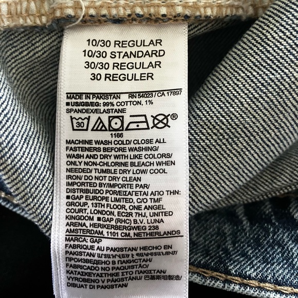 GAP Mid Rise '90s Loose Jeans-Dark Clerk-Size 10/30 - Picture 6 of 7